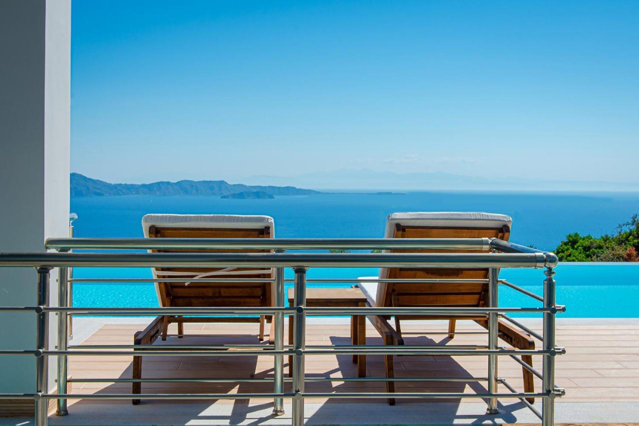 Villa Despina - Marathia View Private Luxury Villa Marathiás Dış mekan fotoğraf