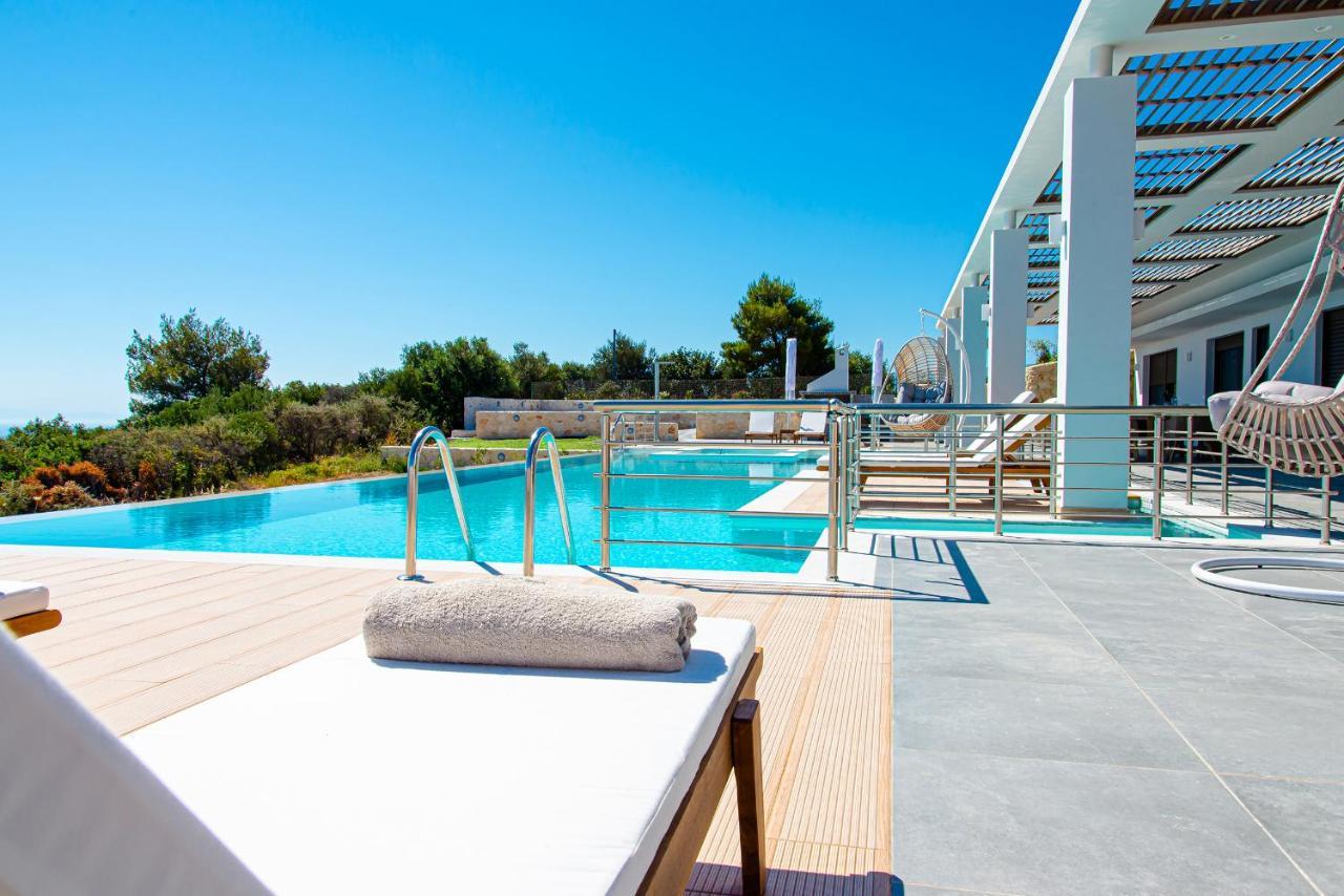 Villa Despina - Marathia View Private Luxury Villa Marathiás Dış mekan fotoğraf