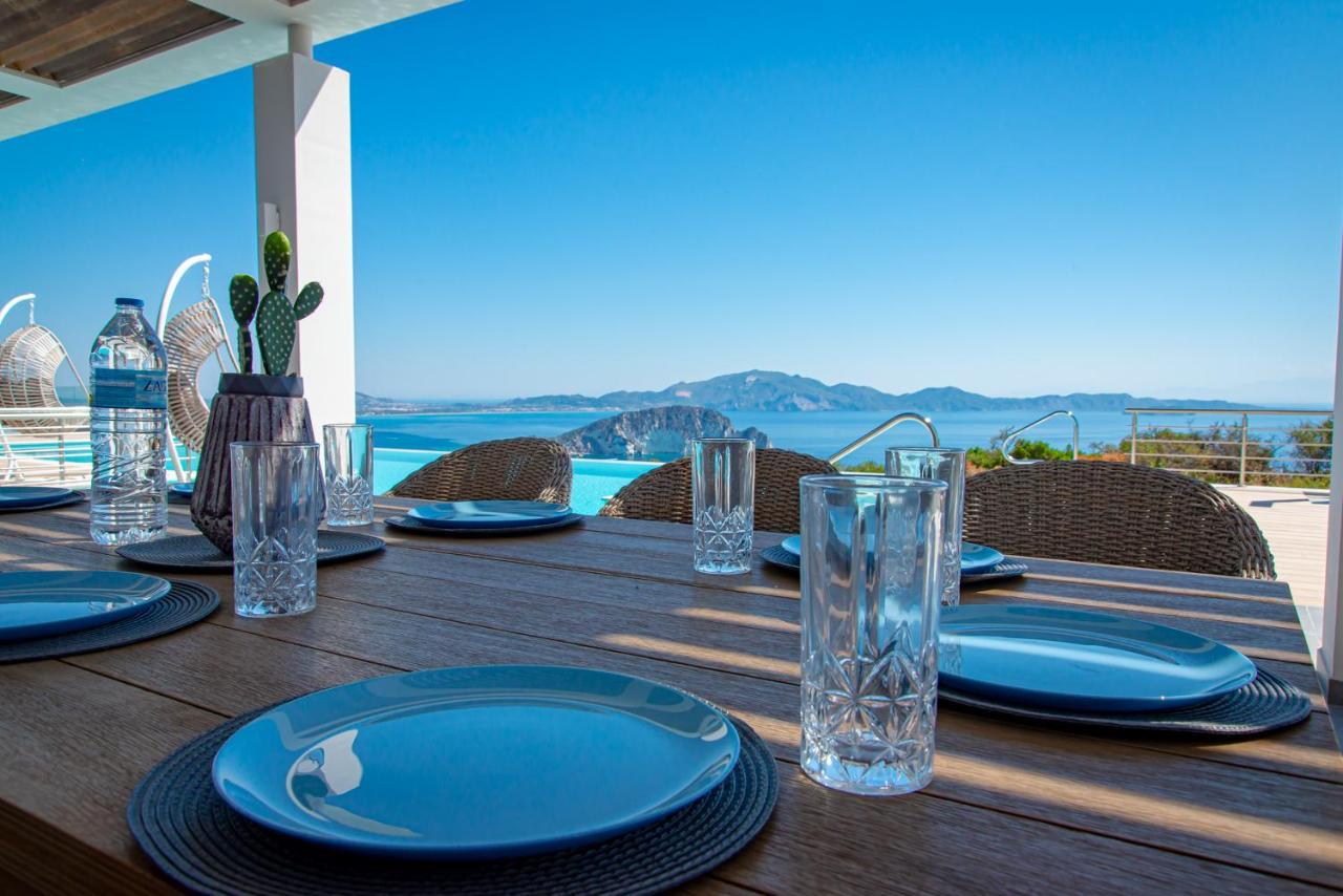 Villa Despina - Marathia View Private Luxury Villa Marathiás Dış mekan fotoğraf