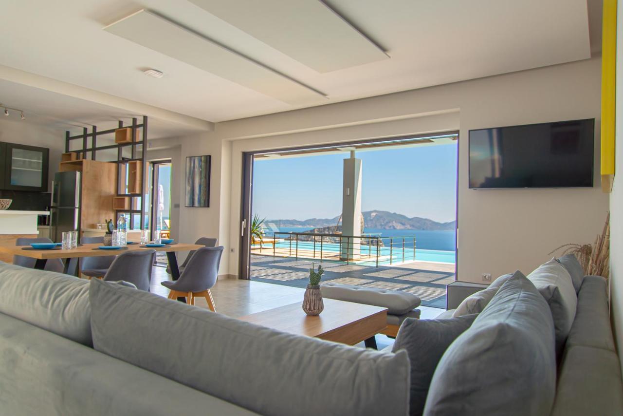 Villa Despina - Marathia View Private Luxury Villa Marathiás Dış mekan fotoğraf