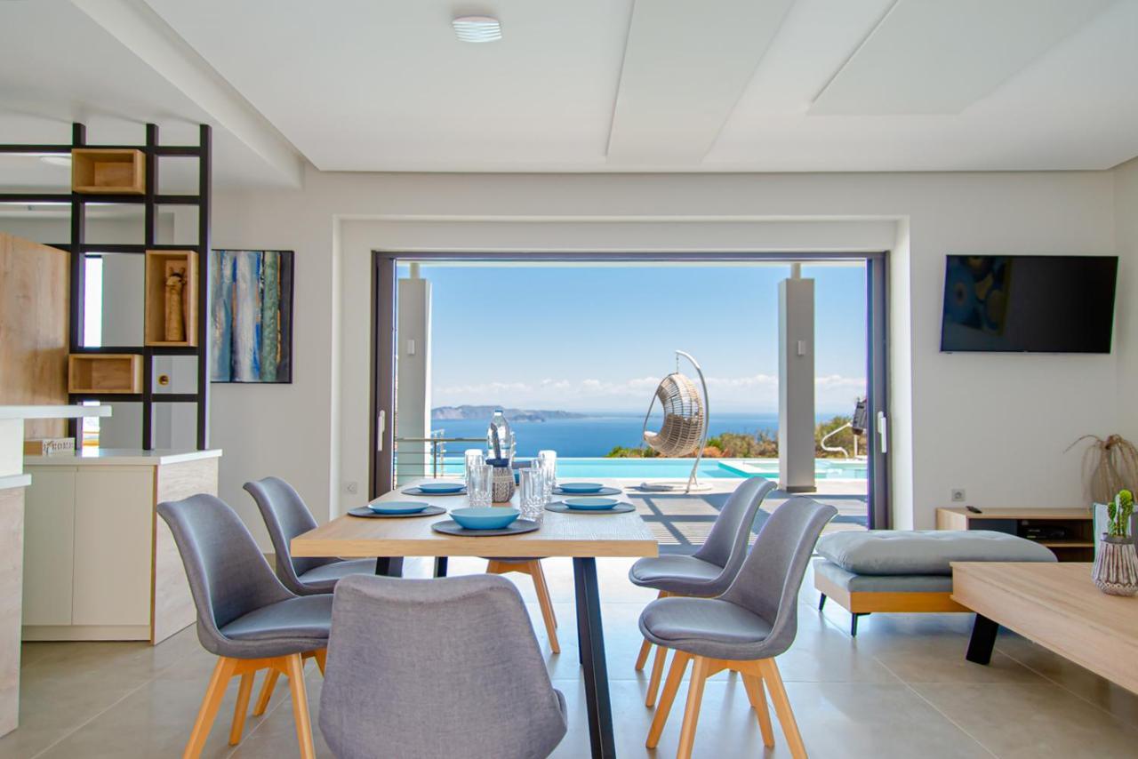 Villa Despina - Marathia View Private Luxury Villa Marathiás Dış mekan fotoğraf