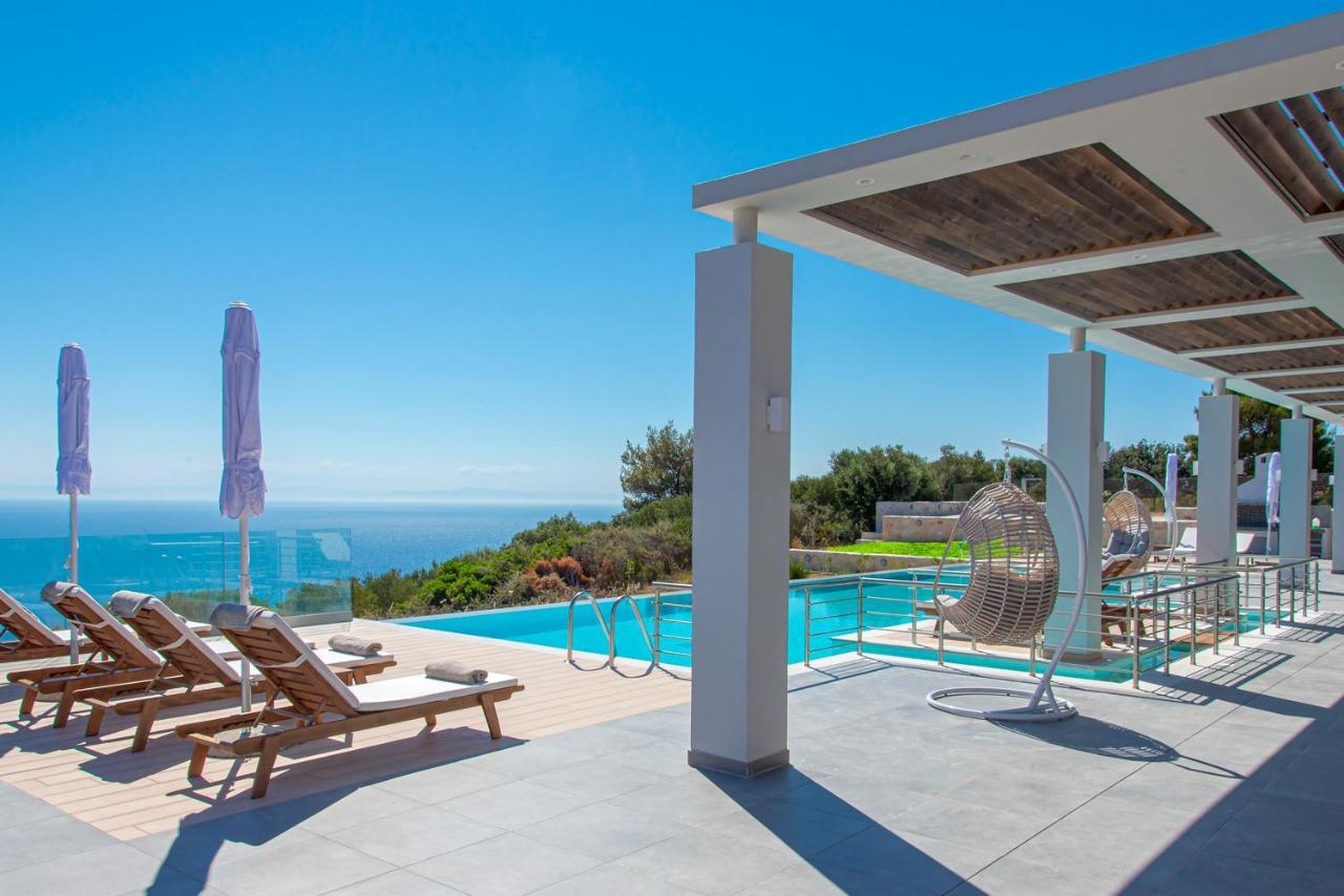 Villa Despina - Marathia View Private Luxury Villa Marathiás Dış mekan fotoğraf