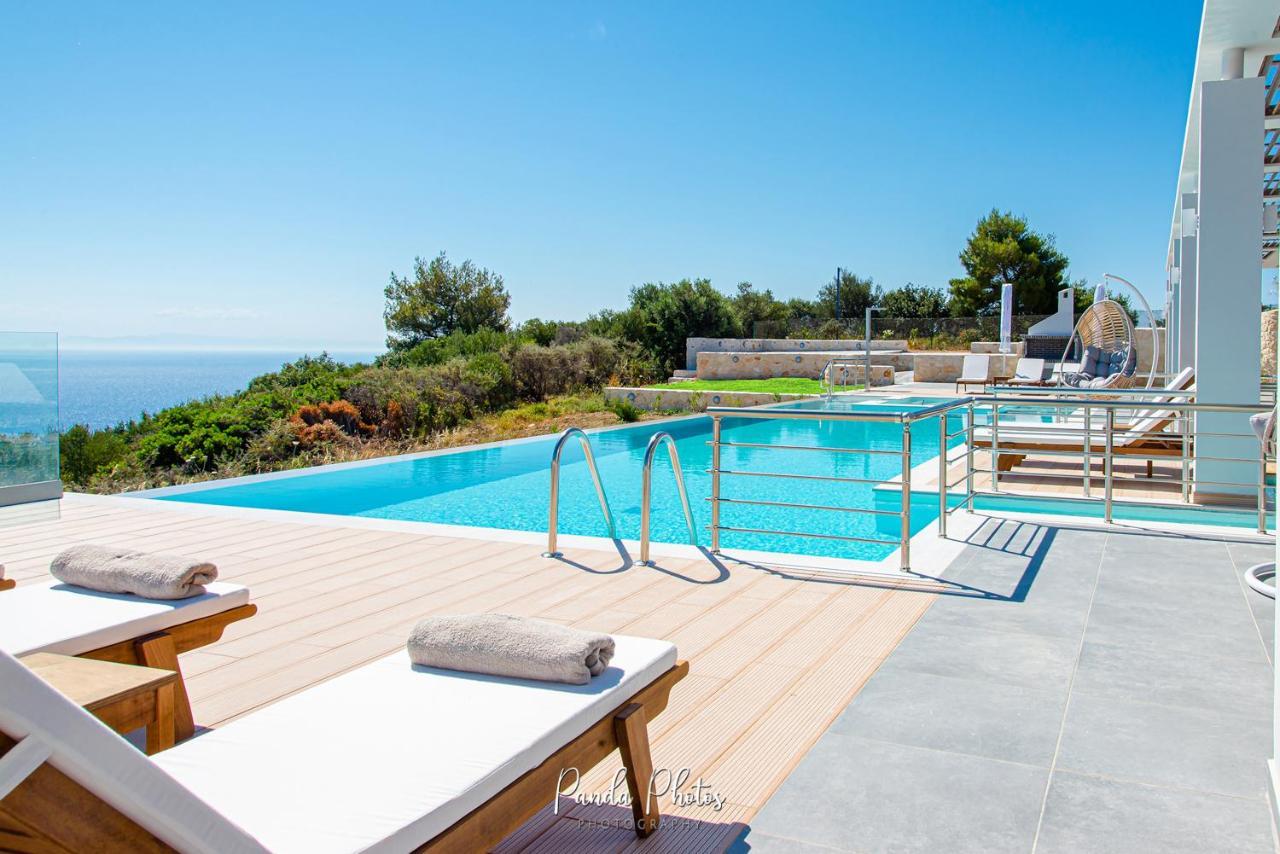 Villa Despina - Marathia View Private Luxury Villa Marathiás Dış mekan fotoğraf
