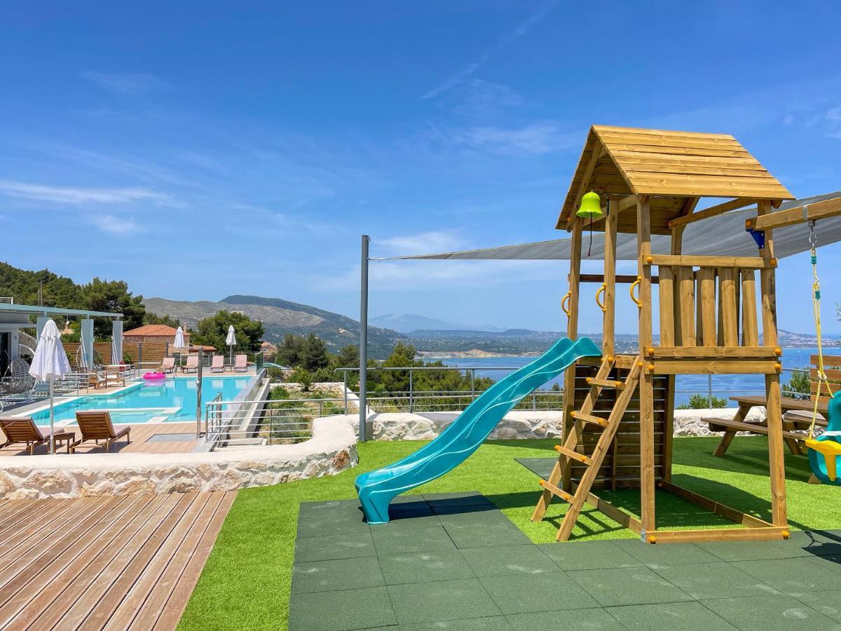 Villa Despina - Marathia View Private Luxury Villa Marathiás Dış mekan fotoğraf